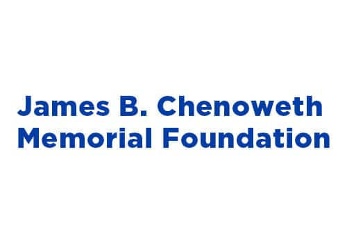 James B. Chenoweth Memorial Foundation logo, supporter of the children's science center