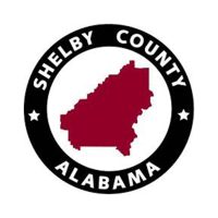 Shelby County Alabama seal with red county map, partner of our children's science center